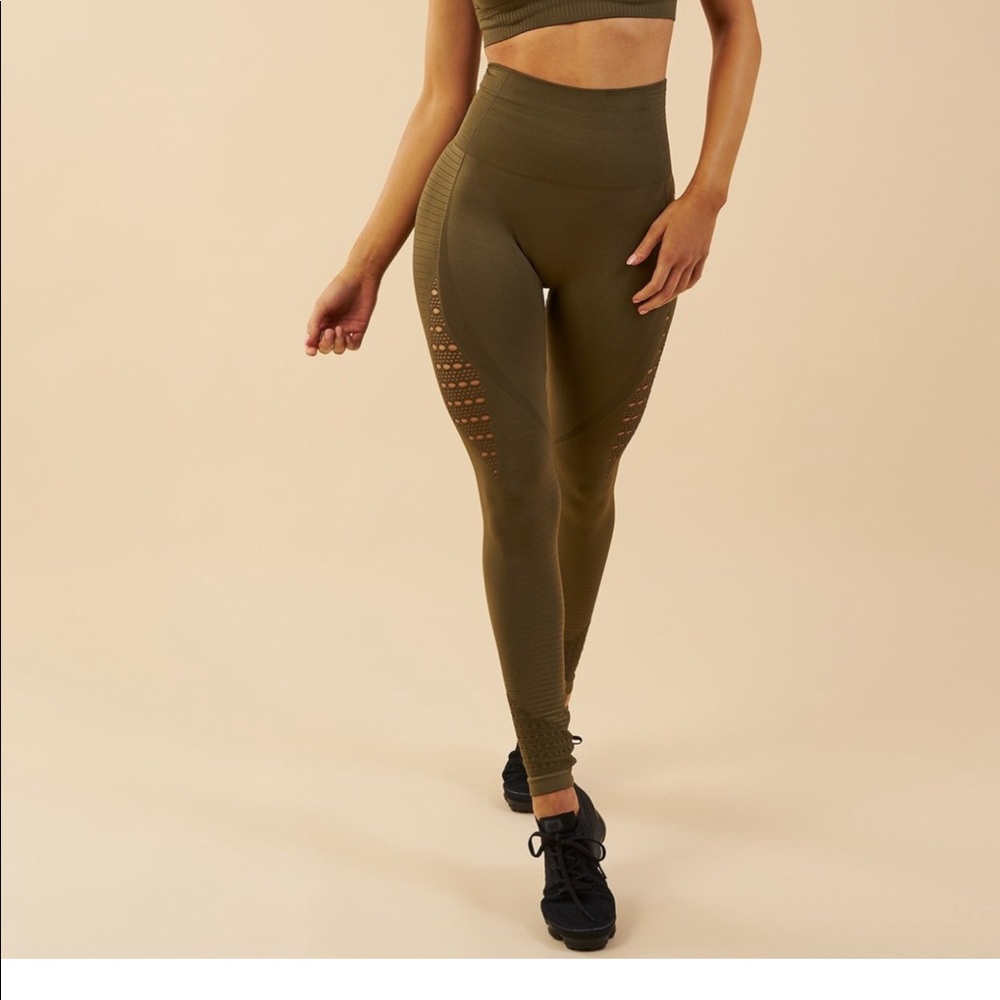 Gymshark Khaki energy seamless